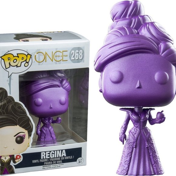NWT Funko Pop Once Upon a Time - Regina Metallic Purple Exclusive Vinyl Figure - Picture 1 of 3